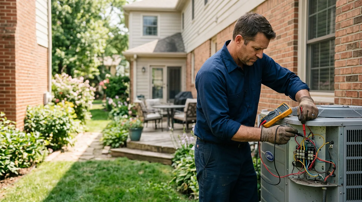 HVAC technician working near Wisconsin Rapids, WI